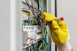 fixing an electrical panel 