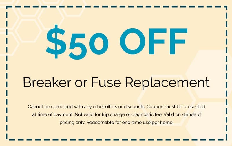 Discounts on Breaker or Fuse Replacement
