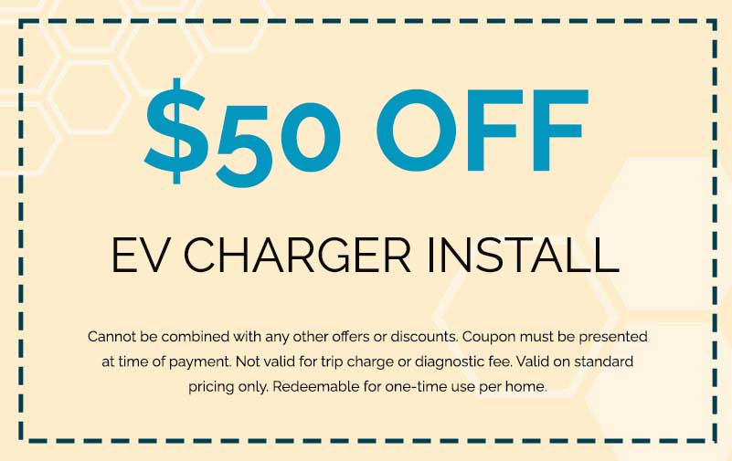 Discount on EV Charger Install